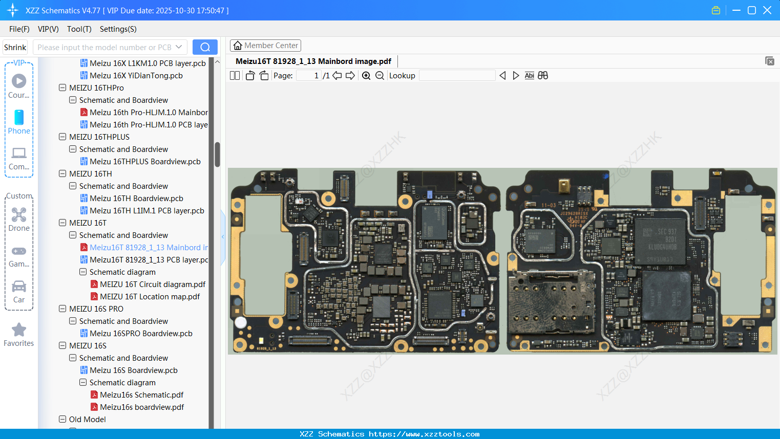 Meizu16T 81928_1_13 Mainbord Image